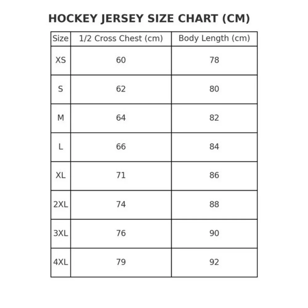 LEOPARD PRO CUT HOCKEY JERSEY Extra Small Size